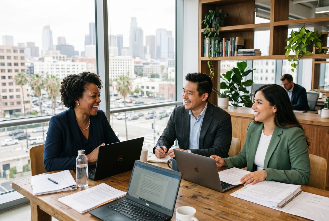 Legal team in the office